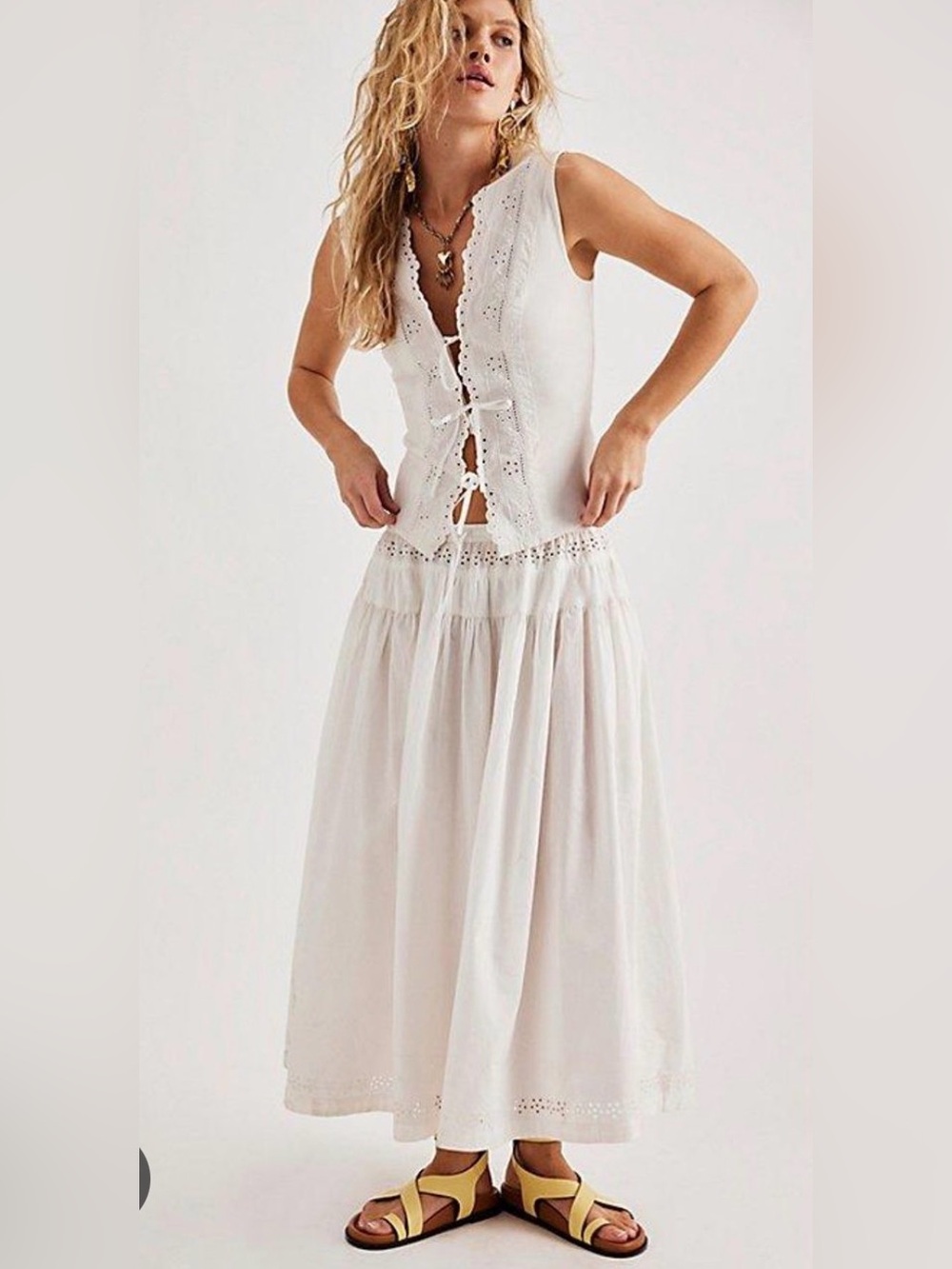 Free People Gesibelle Set White
